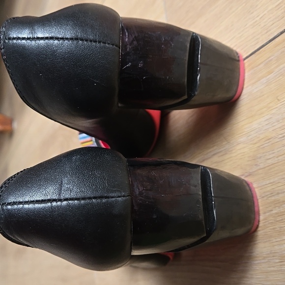 Paolo Conte Black Heels with Colorful Accents size EU 37 - Picture 4 of 7